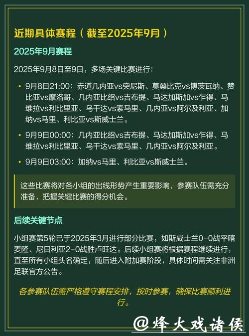 2026世界杯赛程全面解析